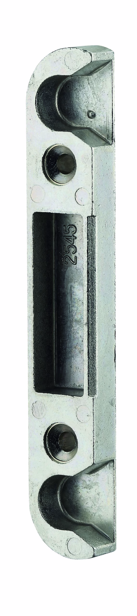 Gâche centrale encastrable réversible pour porte d'entrée bois, 114x18x9mm, Decena, 0-2545-00-1 - FERCO by THIRARD