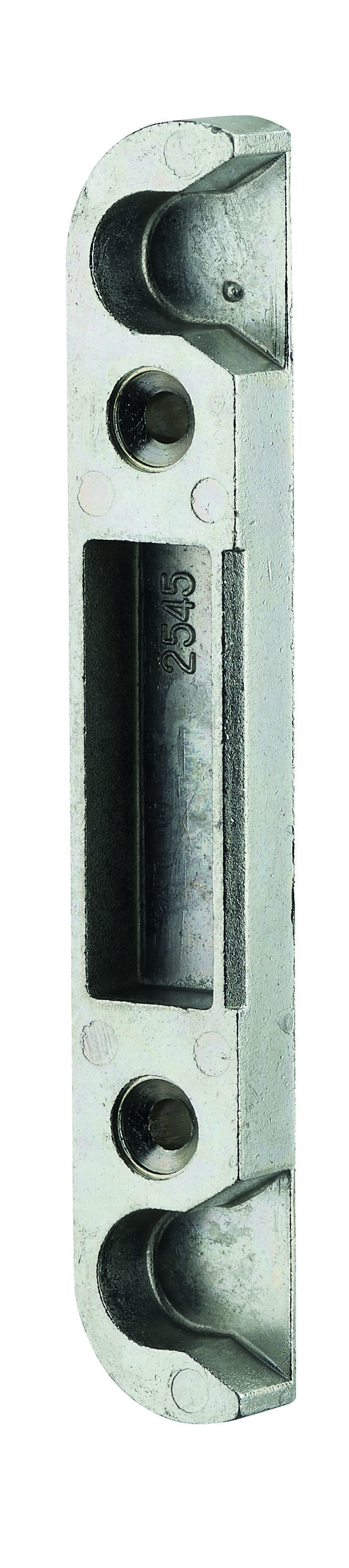 Gâche centrale encastrable réversible pour porte d'entrée bois, 114x18x9mm, Decena, 0-2545-00-1 - FERCO by THIRARD