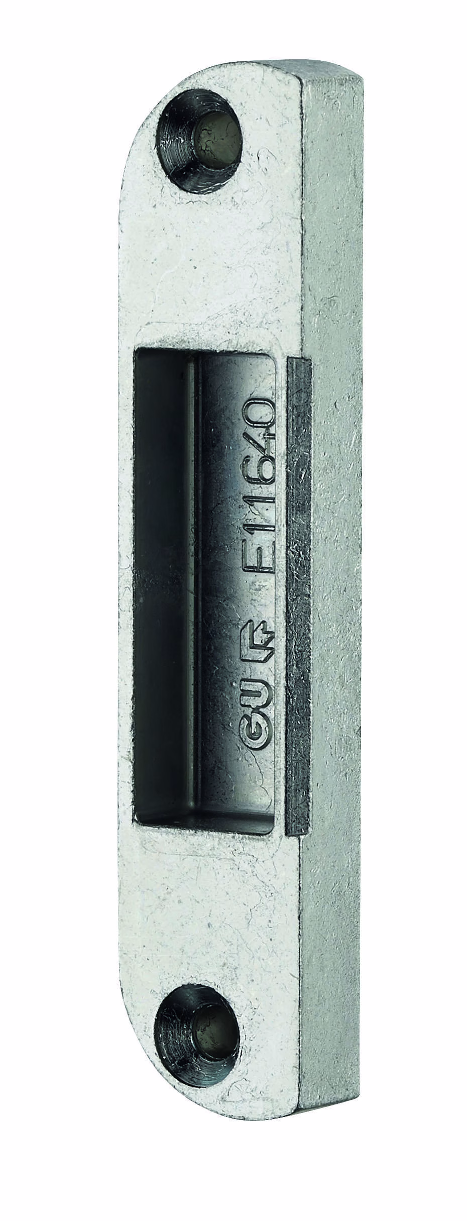 Gâche centrale encastrable réversible pour porte bois, 85x18x9mm, Decena-Trimatic, E-11640-00-01 - FERCO by THIRARD