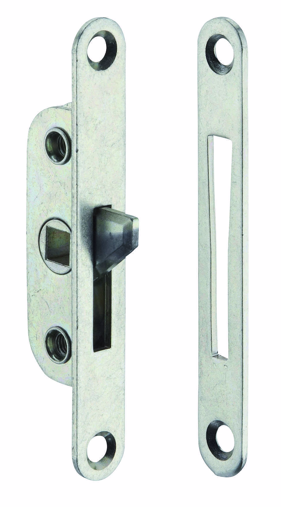 Loquet encastrable avec pêne et gâche pour fenêtre, axe 10mm, carré 7mm, A-A0740-00-0-1 - FERCO by THIRARD