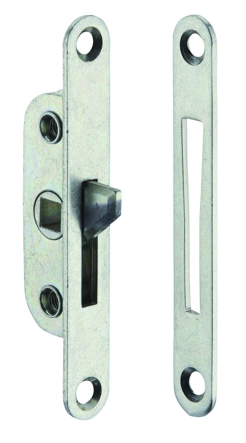 Loquet encastrable avec pêne et gâche pour fenêtre, axe 10mm, carré 7mm, A-A0740-00-0-1 - FERCO by THIRARD
