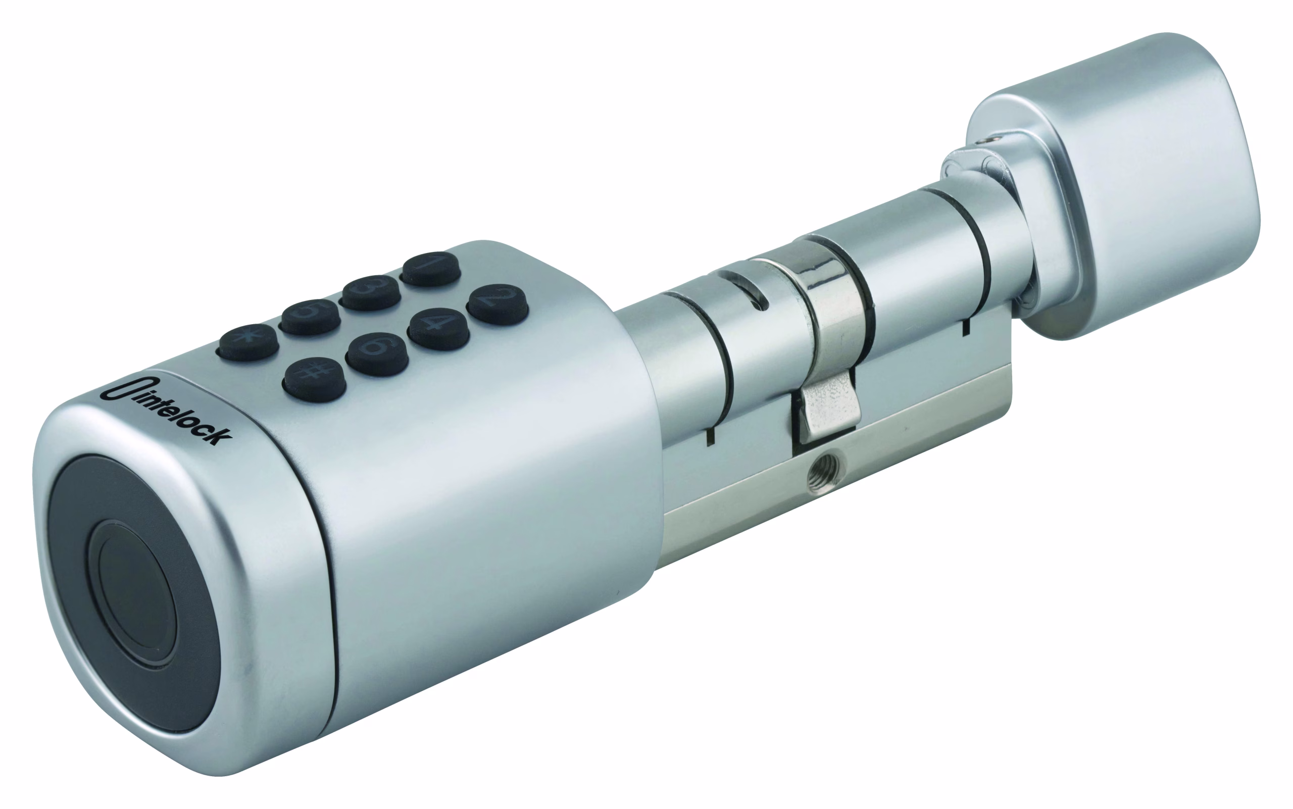 Cylindre connecté Intelock STUDY, taille ajustable, argent - INTELOCK