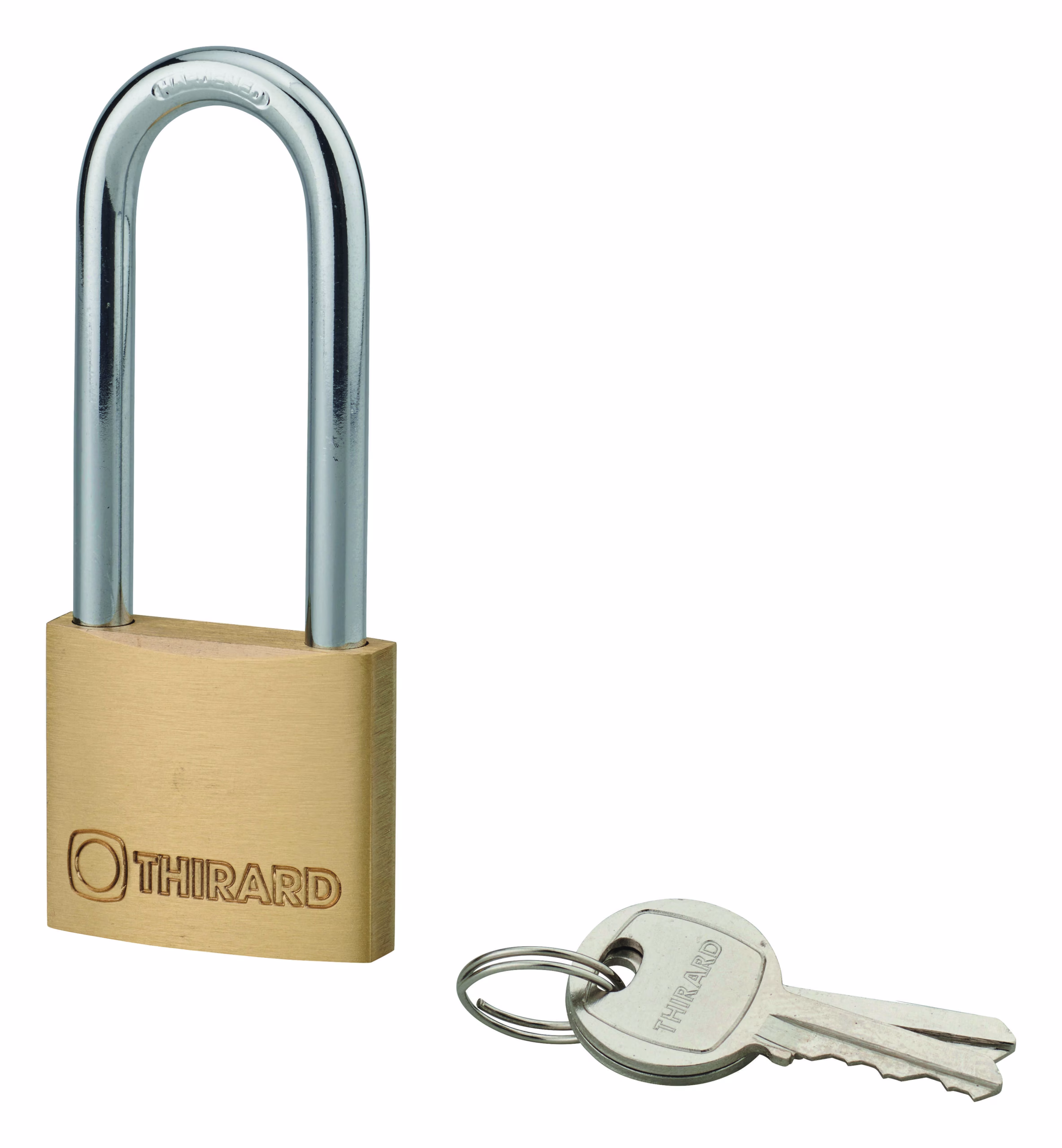 Cadenas à clé - intérieur - 40 mm - anse demi-haute 58 mm - Type 1 - THIRARD