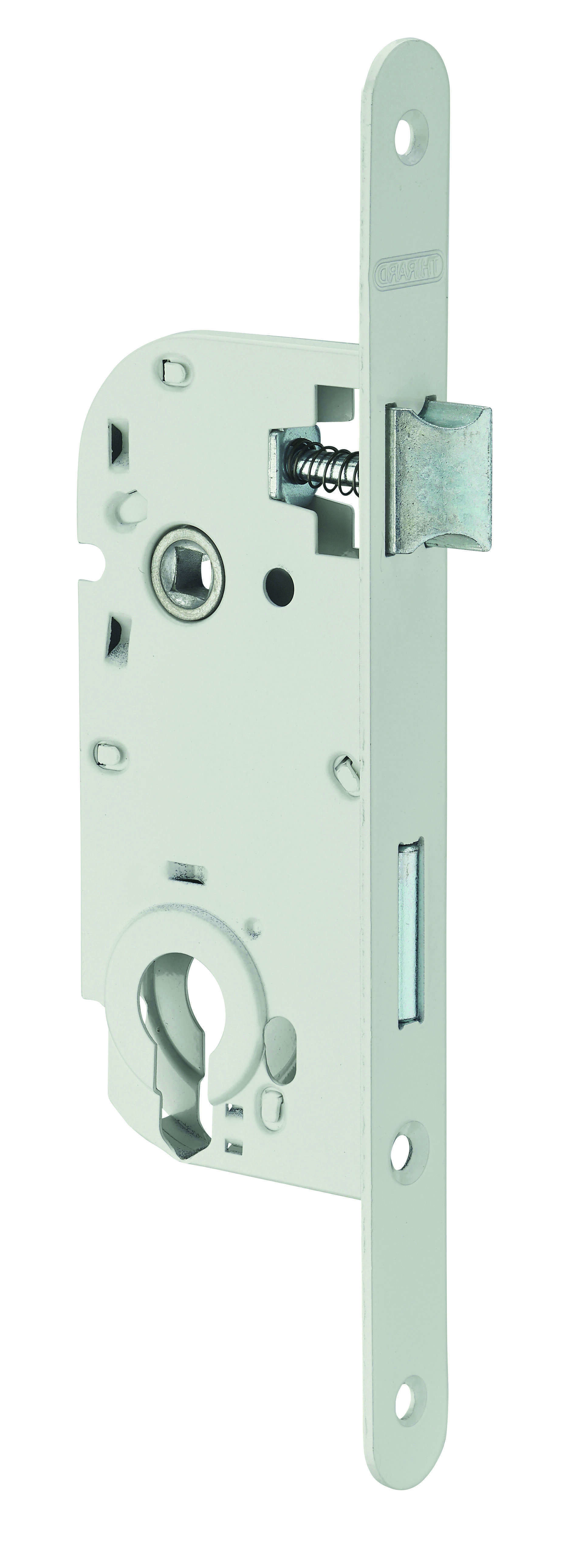 Boîtier serrure Eco+ axe à 40mm V/BR sans gâche gauche (par 50 pièces non décolisable)