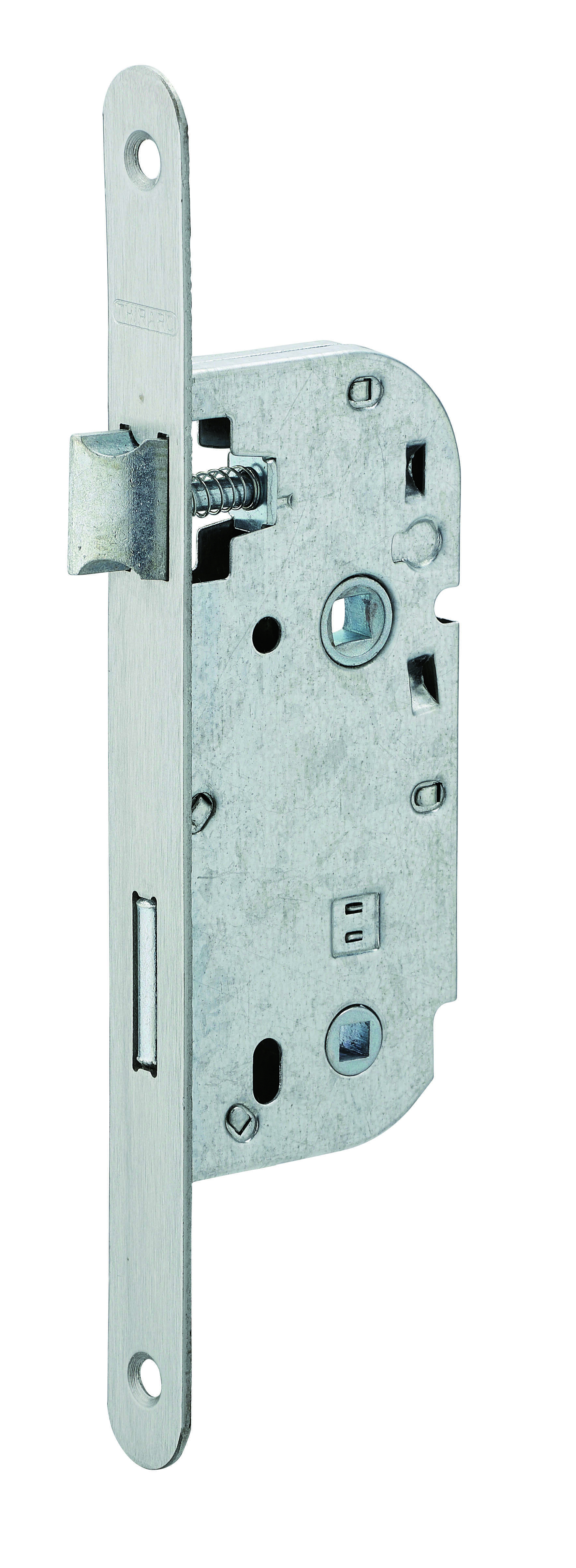 SERRURE axe 40 mm à condamnation tétière inox BR sans gâche