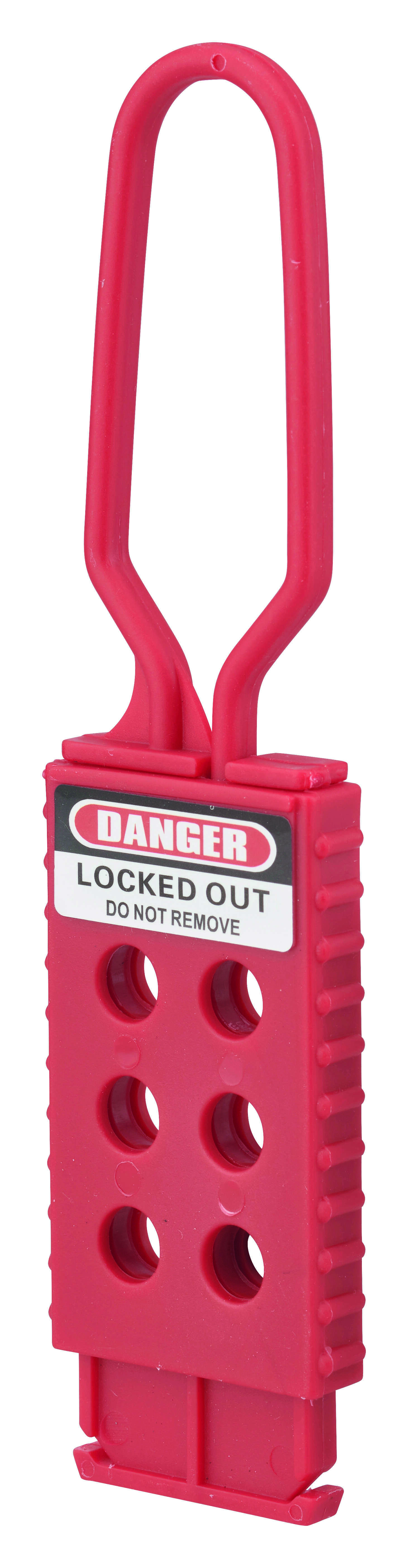 BLOCAGE DE LOQUET ISOLÉ REVÊTU DE NYLON LOTO 27 MM POUR 6 CADENAS