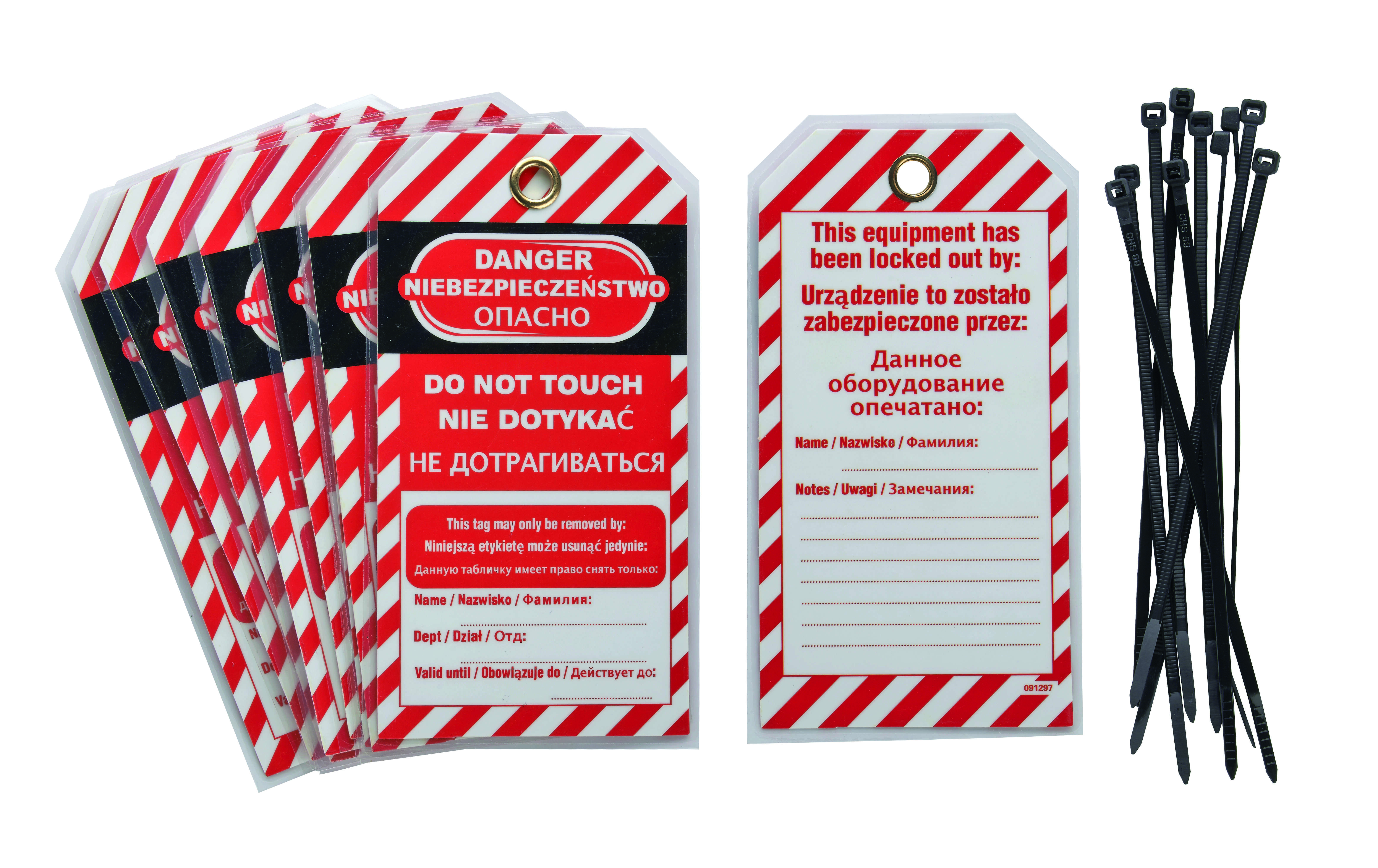 Ensemble de 10 pendentifs : Danger
