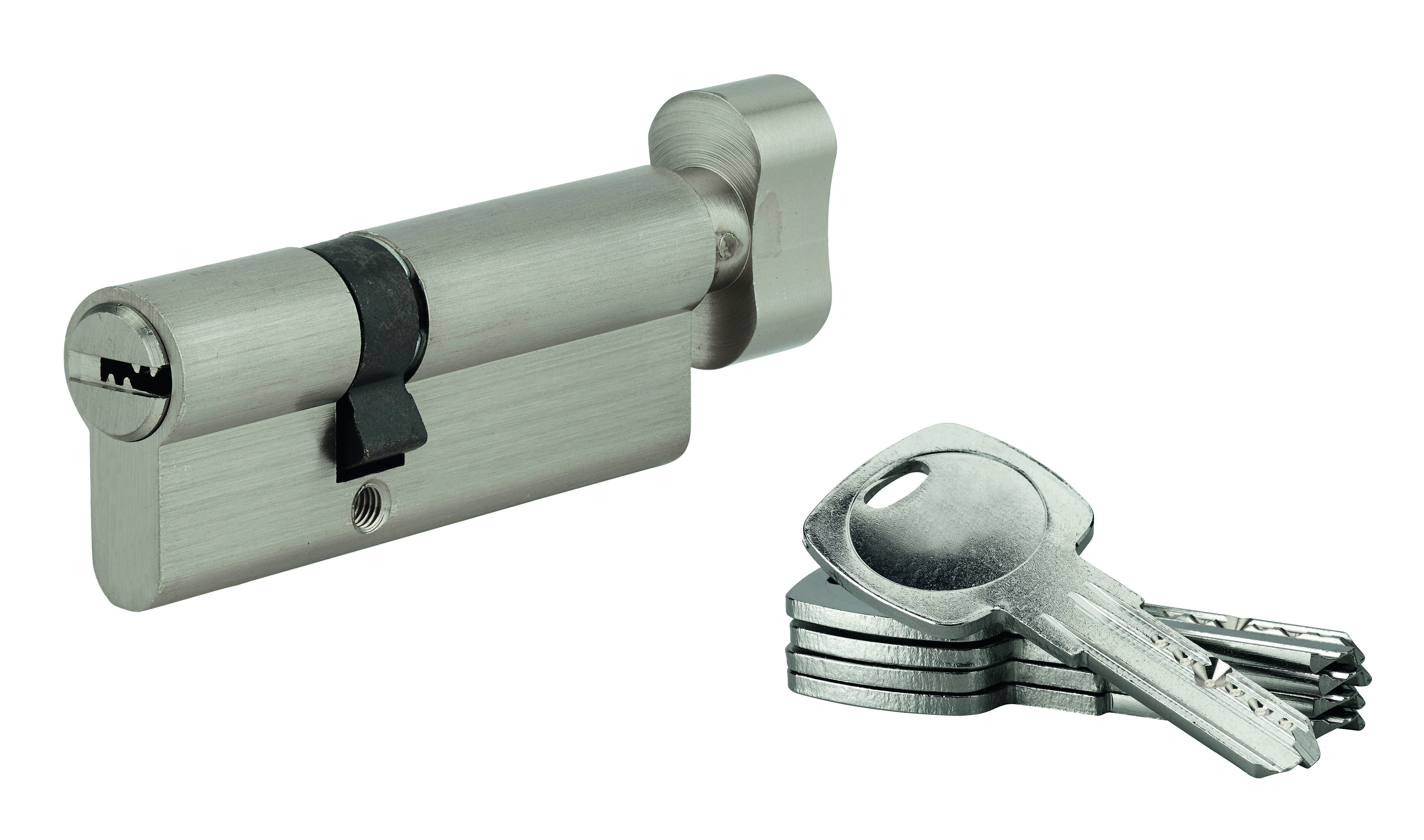 CYLINDRE À GODET, TIGER 6 AVEC BOUTON 50G X 30 5 CLÉS NICKELEES