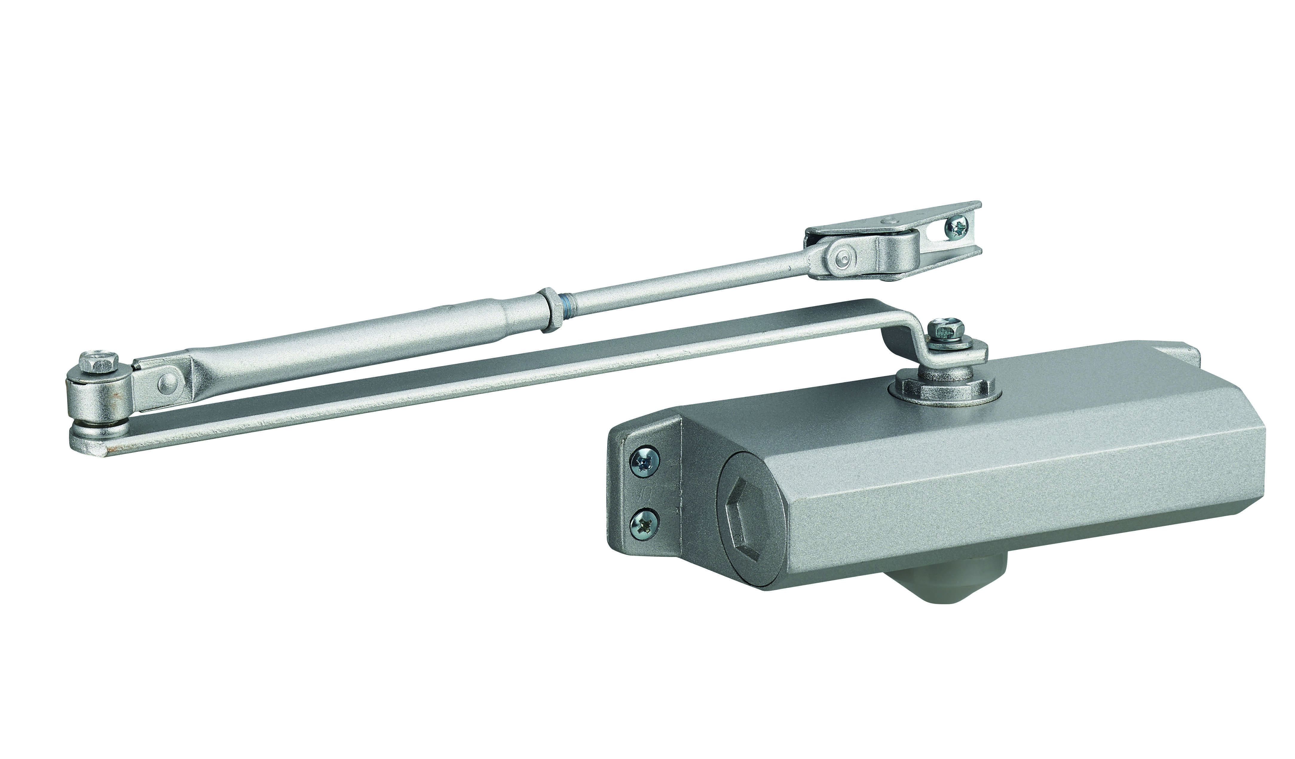 Ferme-porte automatique hydraulique force 4, argent - THIRARD