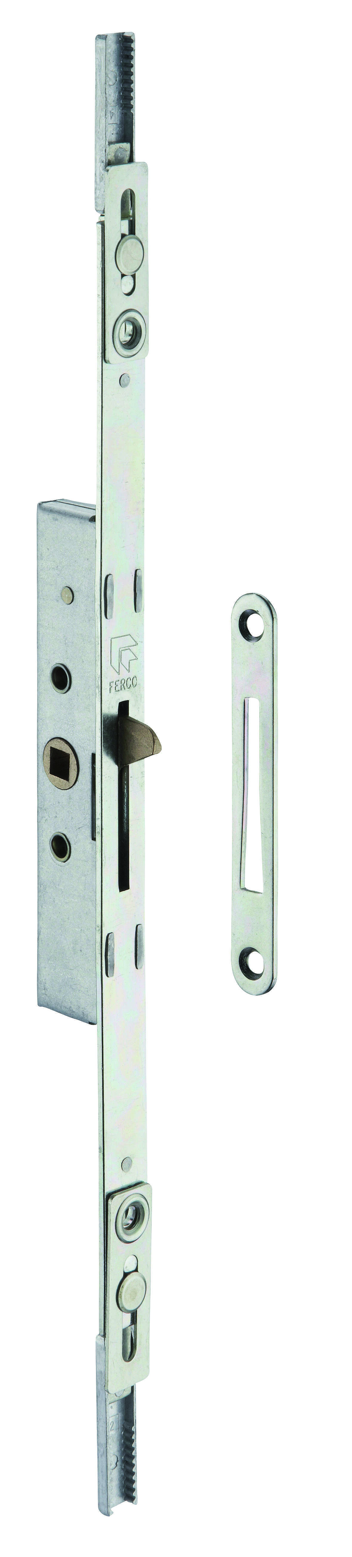 Crémone à têtière avec panneton et gâche pour fenêtre, axe 17mm, carré 7mm, Fenster, G-14744-00-0-1 - FERCO by THIRARD