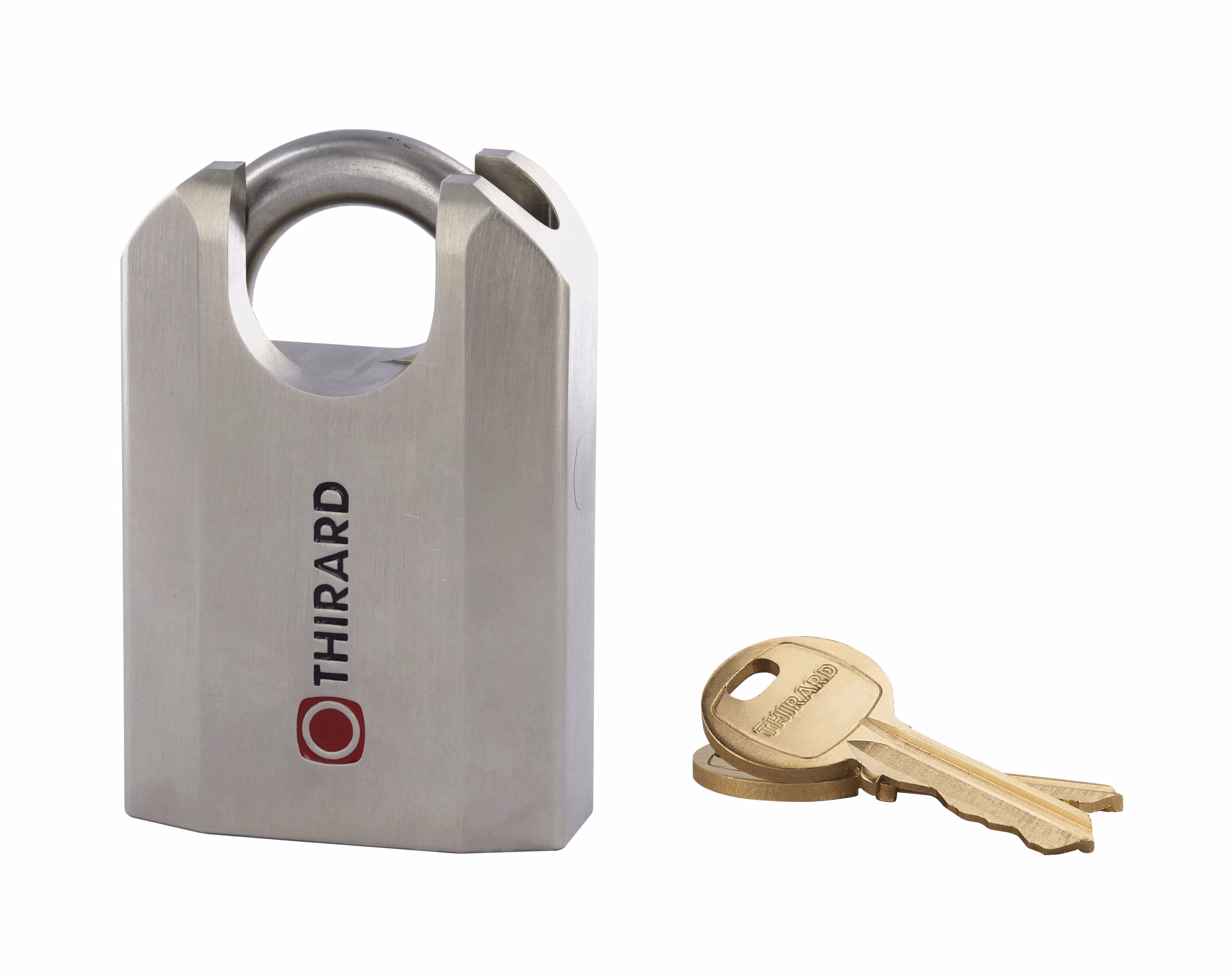 Cadenas VARIO-P Laiton Nickelé 60mm Anse Protégée Inox 2 clés