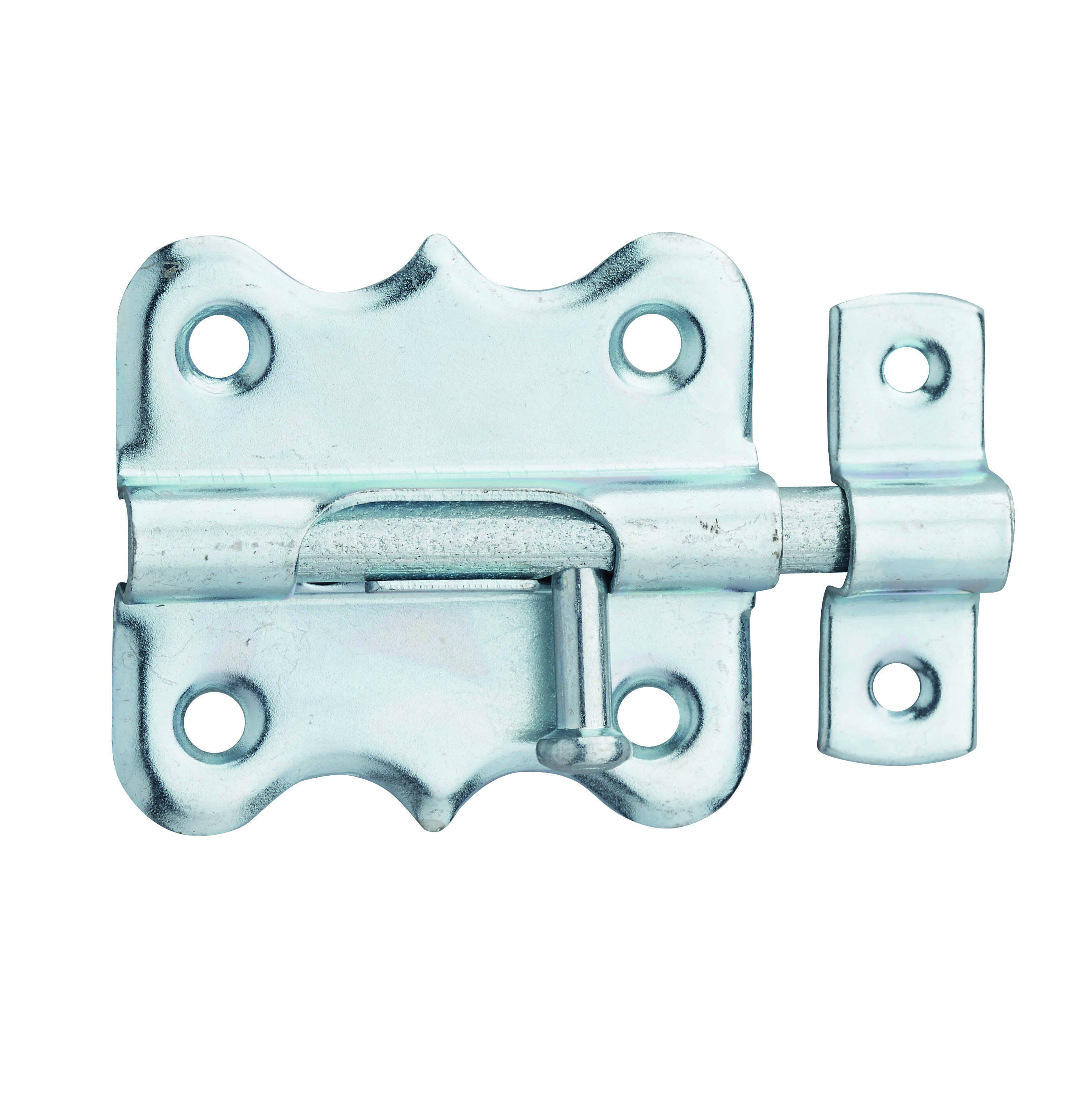Targette pour porte de meuble, acier, pêne Ø 6.5mm, zingué - THIRARD