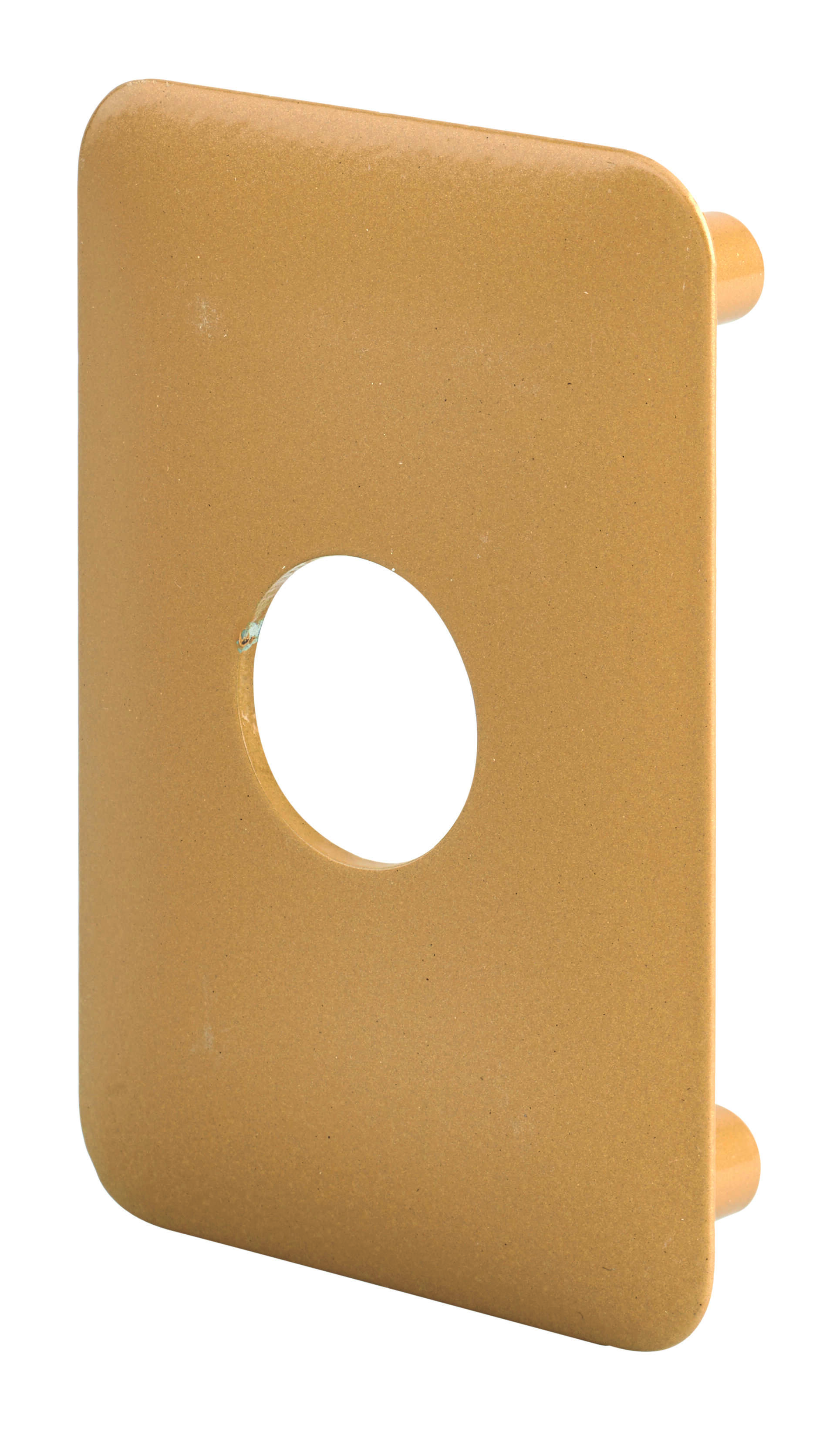 Plaque de renfort pour verrou Emeraude, fixation par vis, epoxy bronze - THIRARD