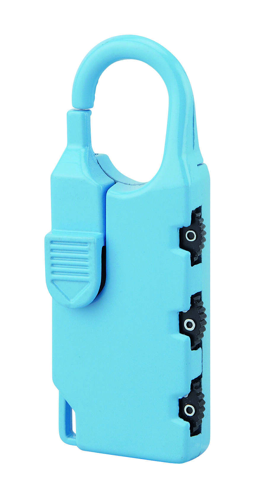 Cadenas à combinaison Nomad rectangle, 3 chiffres, intérieur, anse acier, 30mm - THIRARD