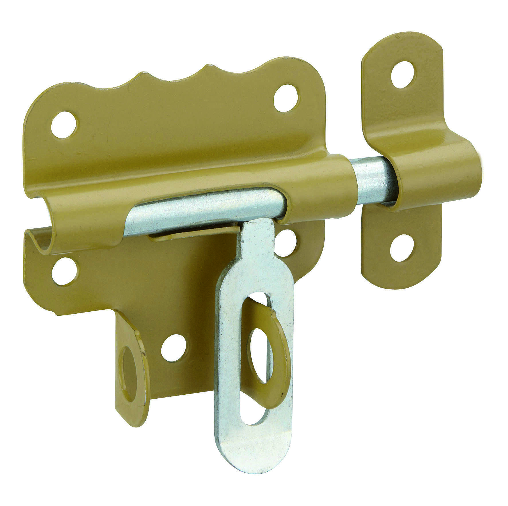 Targette cadenassable, acier, pêne Ø 7.5mm, bronze - THIRARD