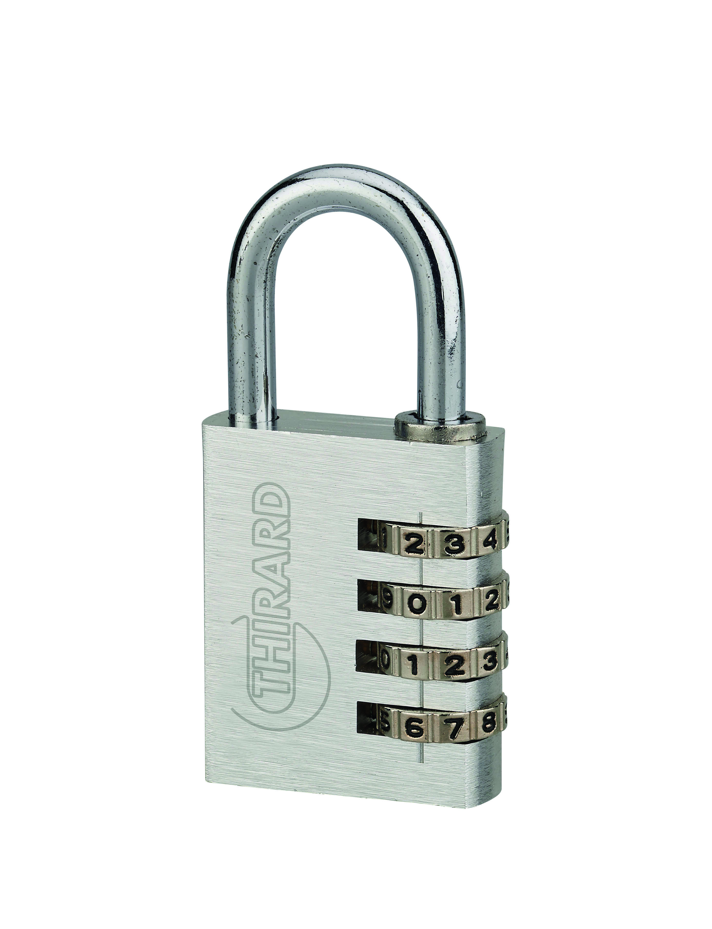 Cadenas à code Type 1, intérieur, alu, couleurs assorties, 40mm, 4 chiffres - THIRARD