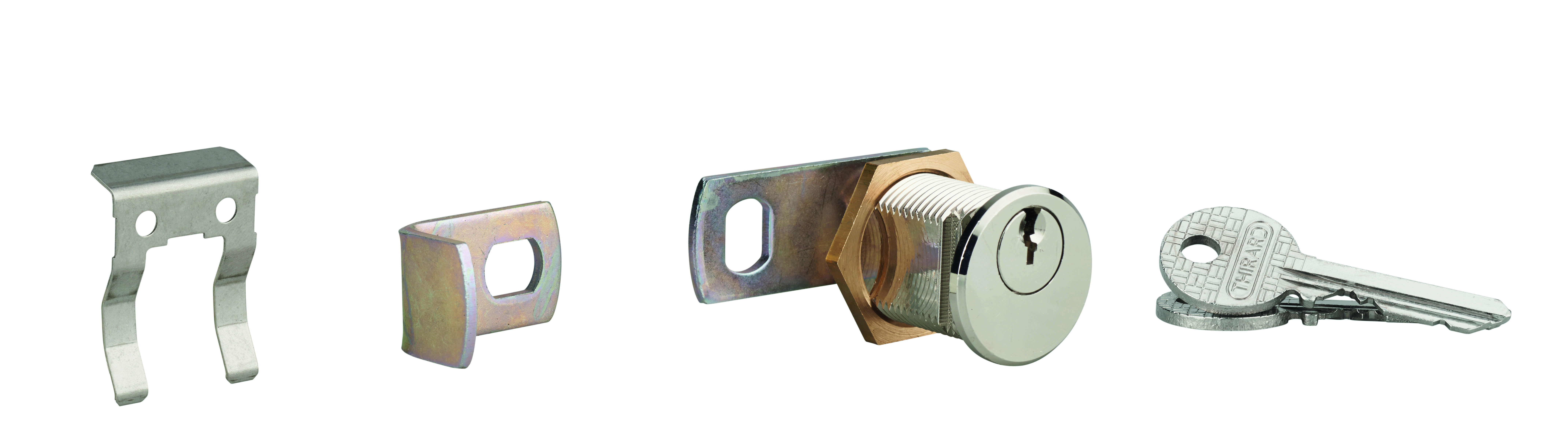Serrure batteuse filetée et clipsable pour boîte aux lettres, épaisseur maxi 23mm - THIRARD
