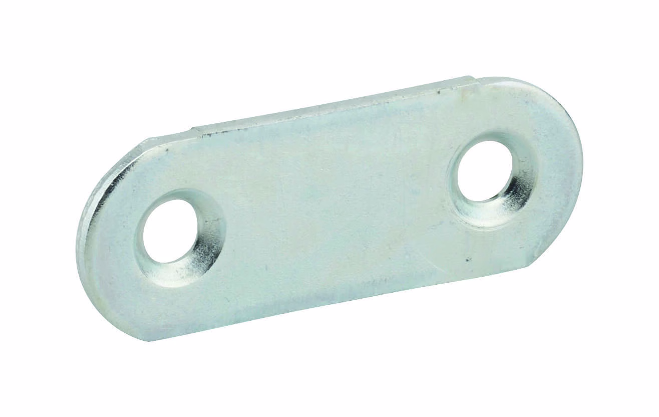 Patte d'assemblage, 40x15mm, bouts ronds, acier zingué - THIRARD