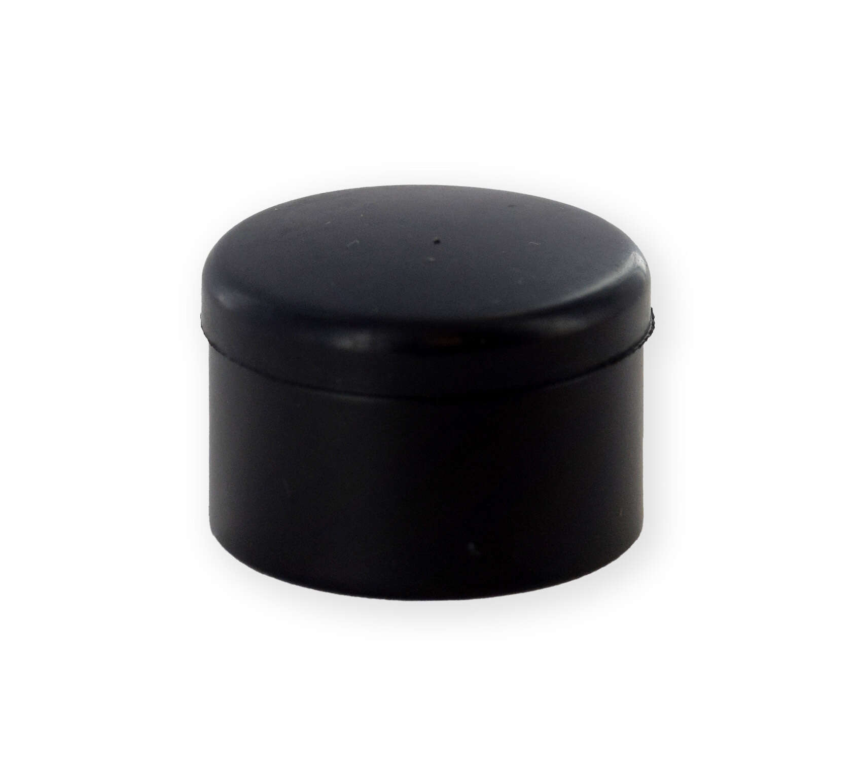 Butoir à visser, fixation au sol, aluminium, bague caoutchouc,Ø40x29mm, noir - THIRARD