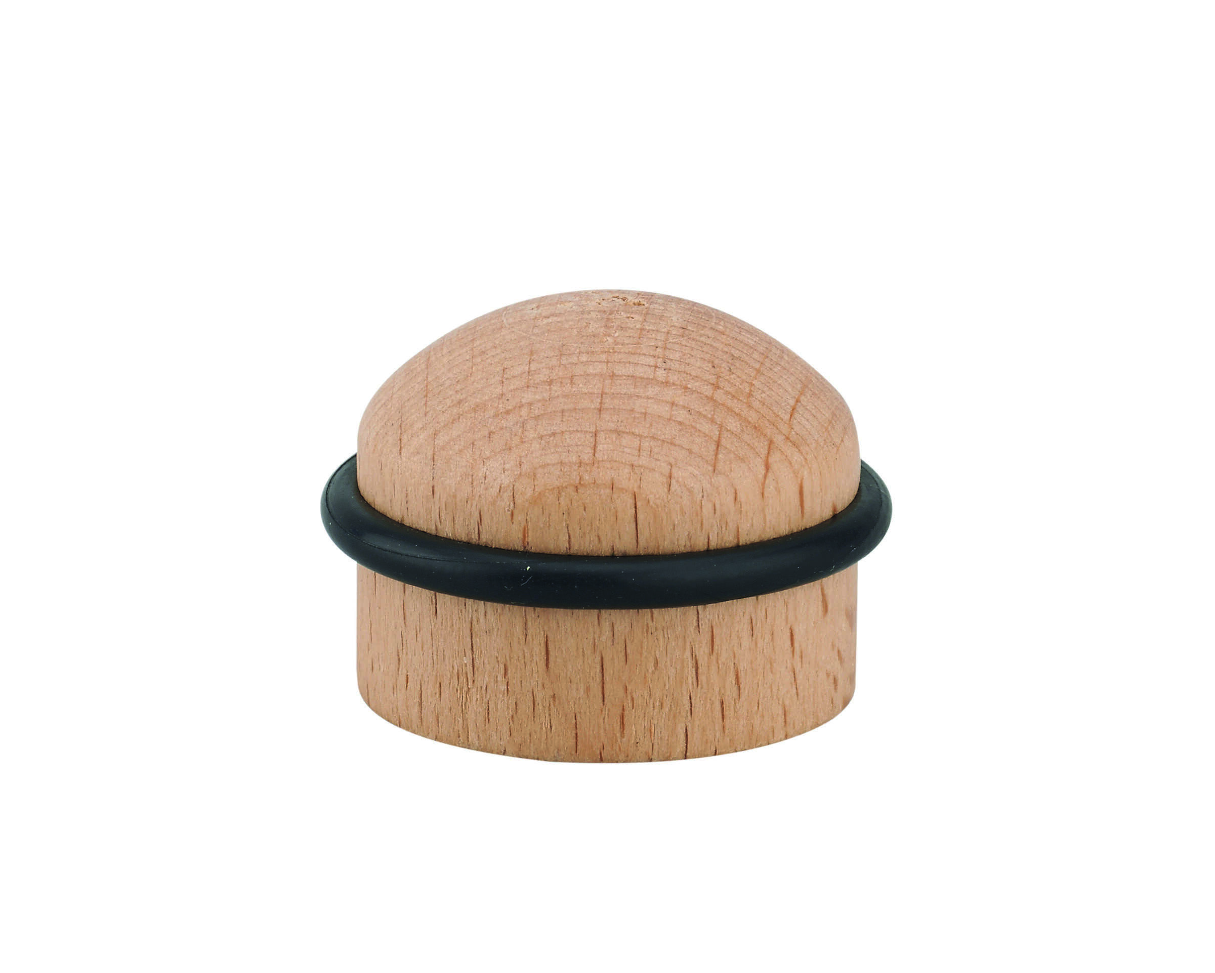 Butée de porte au sol, fixation par vis, bois, Ø35x28mm - THIRARD