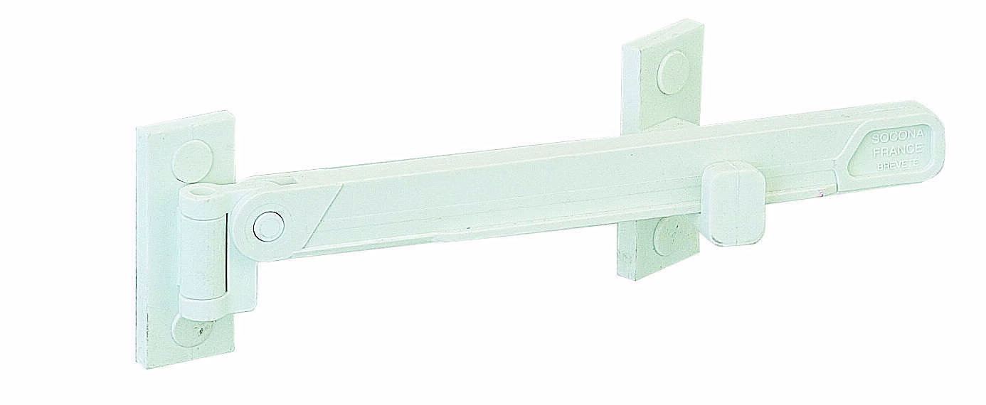 Entrebâilleur de fenêtre, 1 ou 2 vantaux, blanc - THIRARD