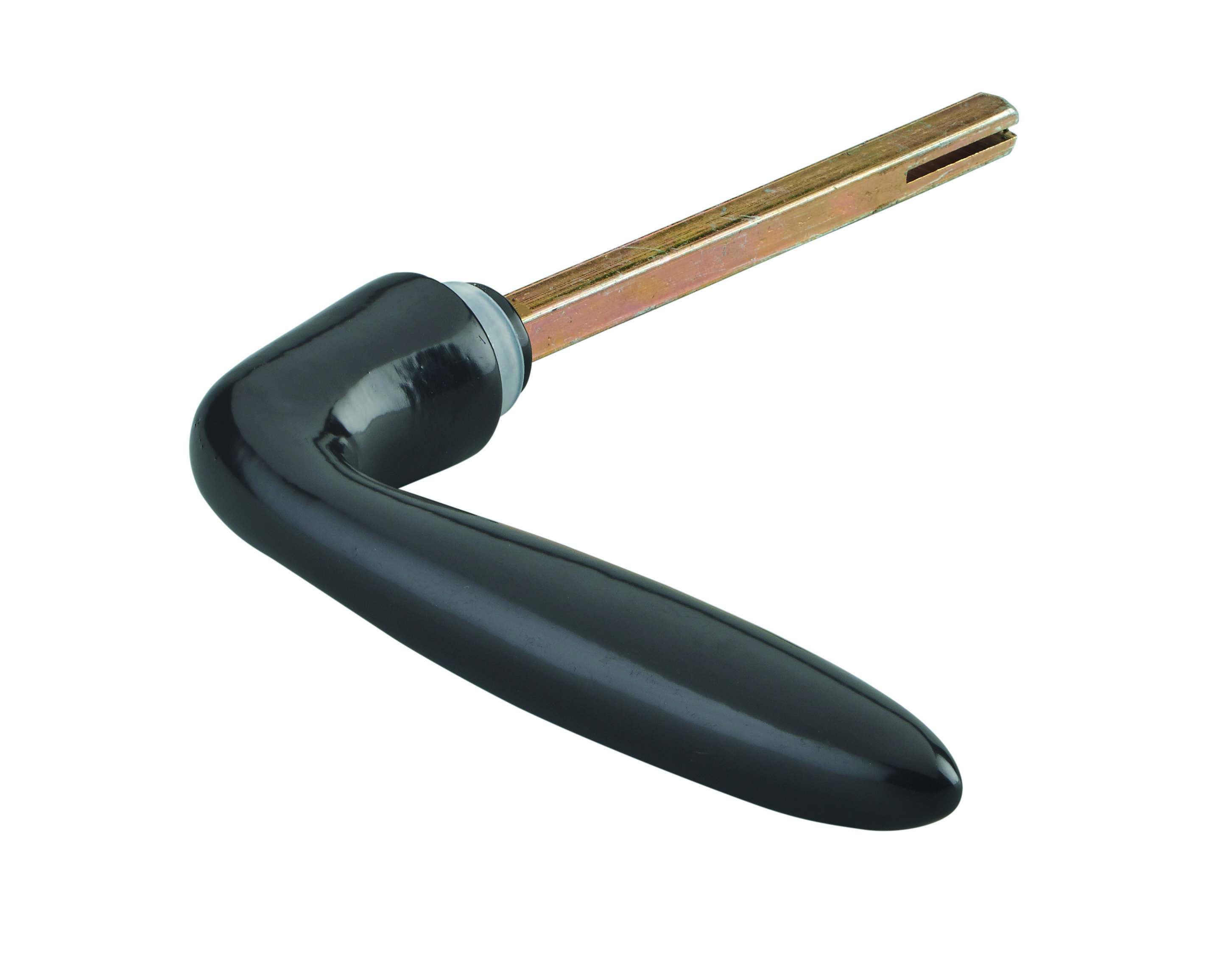 1/2 béquille Deauville pour porte, carré 7mm, 1 portée, marron - THIRARD