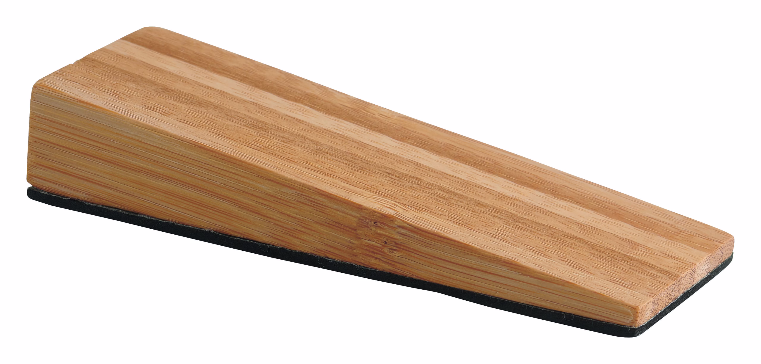 Cale de porte en bambou, semelle caoutchouc - THIRARD