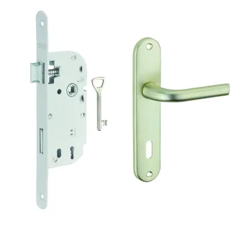 Serrure à encastrer PDT ½ tour Epoxy Blanc - Porte d'intérieur