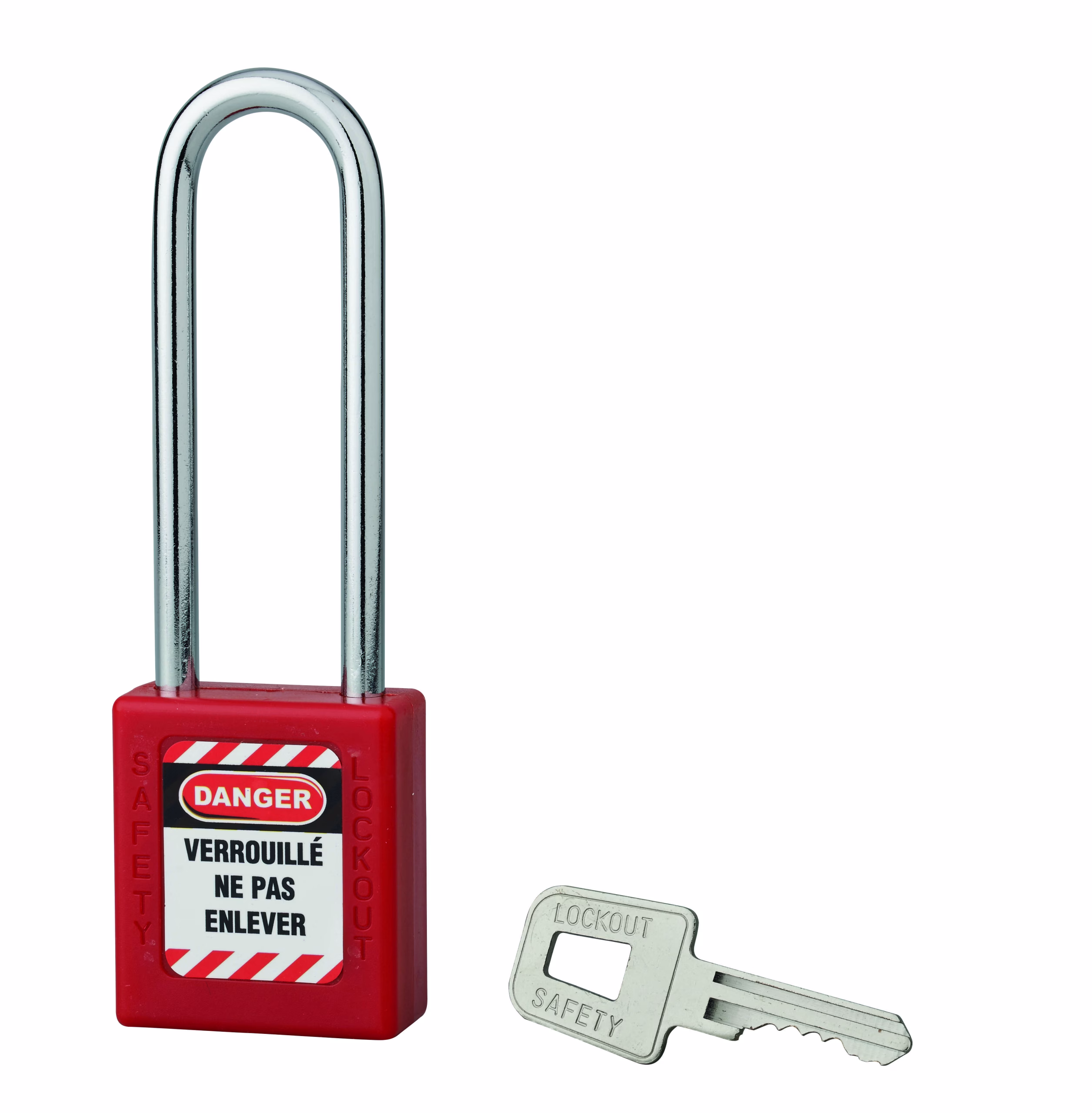 Cadenas de consignation 40mm, anse 76mm, Rouge, variure B - Thirard
