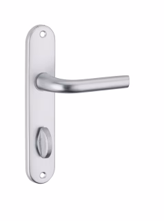 ENSEMBLE ALU ENTR' AXE 165MM - ARGENT - BOUTON CONDAMNATION
