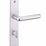 ENSEMBLE ALU - ENTR'AXE 195MM - ARGENT - BOUTON CONDAMNATION