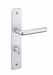 ENSEMBLE ALU - ENTR'AXE 195MM - ARGENT - BOUTON CONDAMNATION