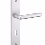 ENSEMBLE ALU - ENTR'AXE 195MM - ARGENT - TROU DE CLE