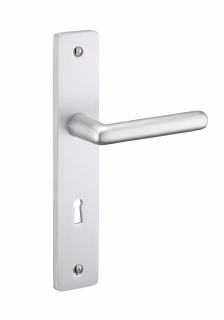 ENSEMBLE ALU - ENTR'AXE 195MM - ARGENT - TROU DE CLE