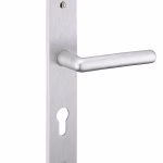 ENSEMBLE ALU - ENTR'AXE 195MM - ARGENT - TROU DE CYLINDRE