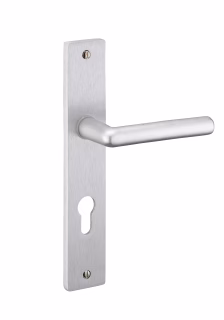 ENSEMBLE ALU - ENTR'AXE 195MM - ARGENT - TROU DE CYLINDRE