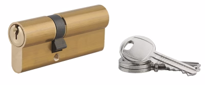 CYLINDRE 30X45MM 5G LAITON - 3 CLES