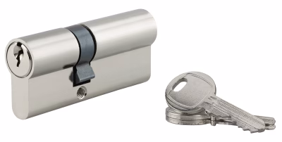 CYLINDRE 30X55MM 5G NICKELE - 3 CLES