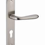 ENSEMBLE NICKELE BROSSE - ENTR'AXE 195MM - TROU DE CYLINDRE