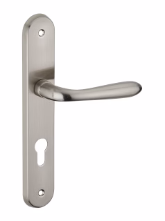 ENSEMBLE NICKELE BROSSE - ENTR'AXE 195MM - TROU DE CYLINDRE