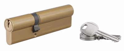 CYLINDRE 40X70MM 5G LAITON - 3 CLES