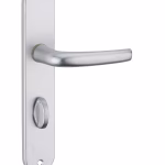 ENSEMBLE ALU ENTR' AXE 195MM - ARGENT - BOUTON CONDAMNATION