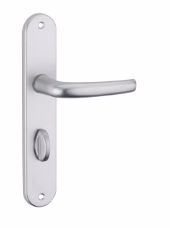 ENSEMBLE ALU ENTR' AXE 195MM - ARGENT - BOUTON CONDAMNATION