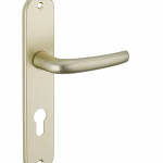 ENSEMBLE ALU ENTR' AXE 195MM - CHAMPAGNE - TROU DE CYLINDRE