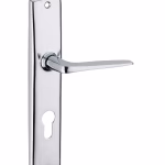 ENSEMBLE CHROME ENTR' AXE 195MM - TROU DE CYLINDRE