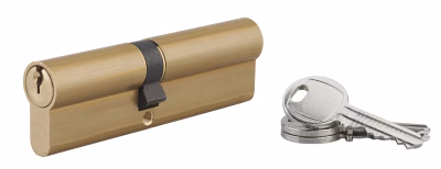 CYLINDRE 45X55MM 5G LAITON - 3 CLES