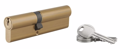 CYLINDRE 45X60MM 5G LAITON - 3 CLES