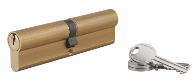CYLINDRE 55X55MM 5G LAITON - 3 CLES