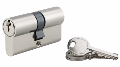 CYLINDRE 30X30MM 5G NICKELE - 3 CLES