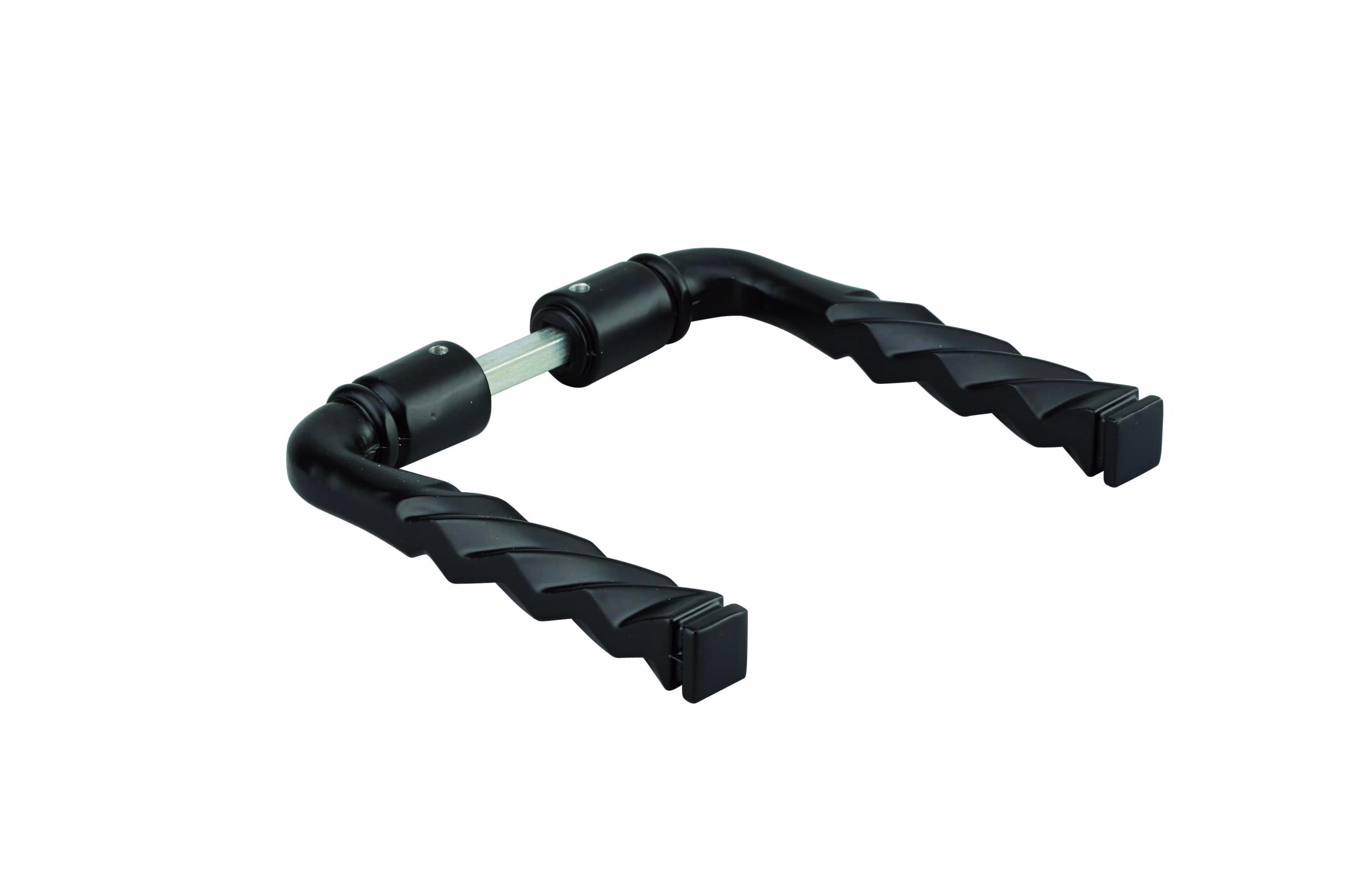 Béquille double de Porte alu torsade carré 6 mm x 80mm 1 portée pour Porte d'entrée - THIRARD